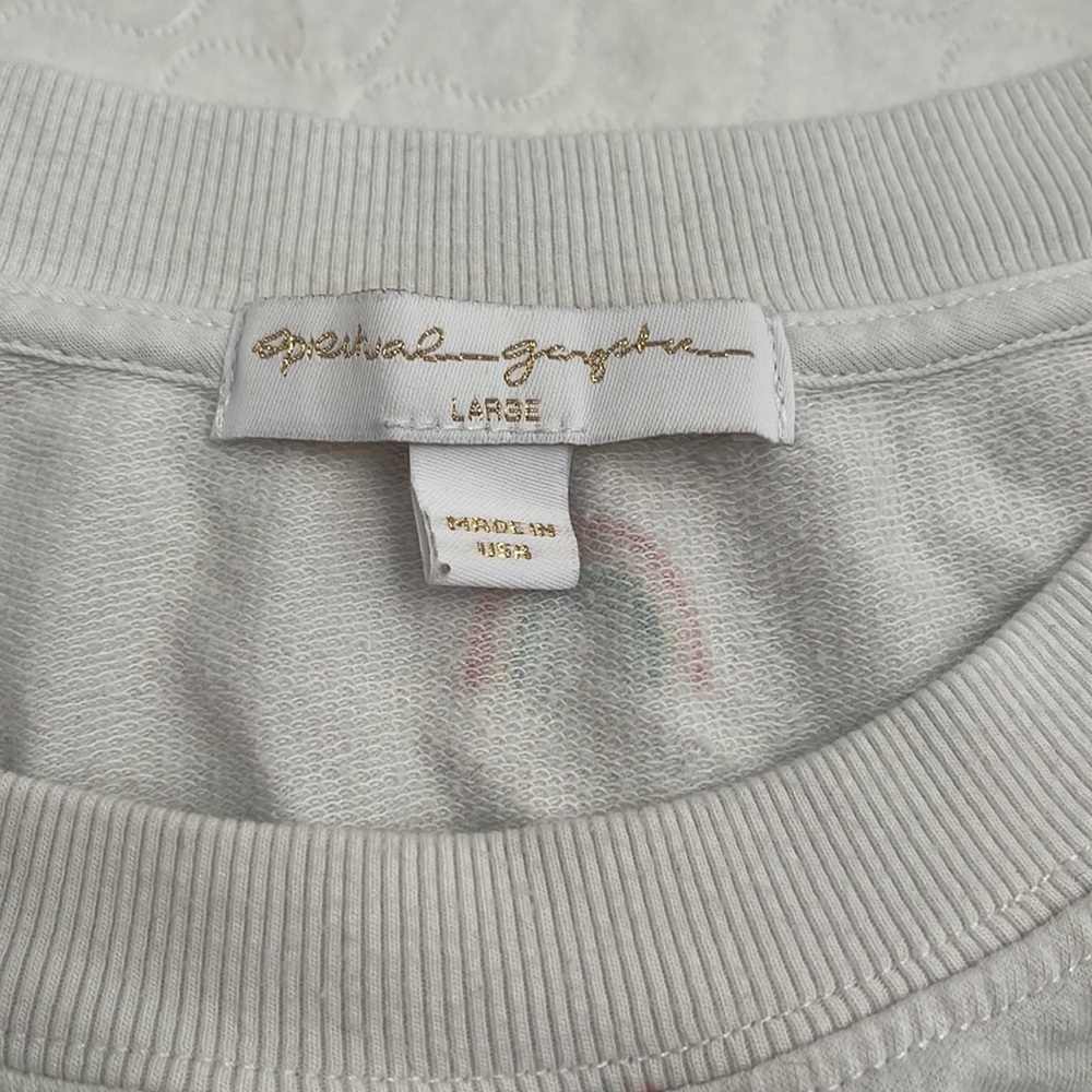 Spiritual Gangster Sig Gemma white multicolor rainbow sweatshirt - Picture 6 of 9